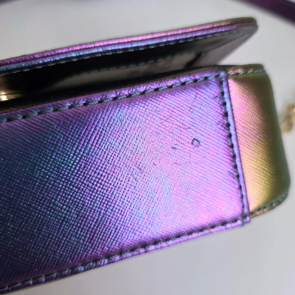 Tory Burch Hologram Iridescent Robinson Crossbody - Picture 12 of 16